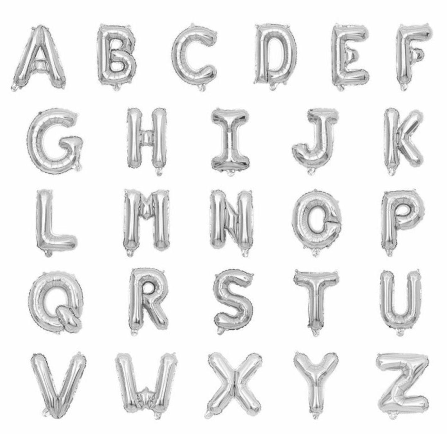 حروف هيليوم مقاس كبير