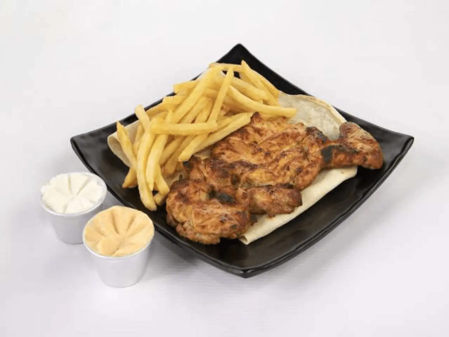 نص مسحب دجاج على الفحم