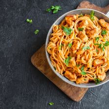 مكرونة بشاميل دجاج