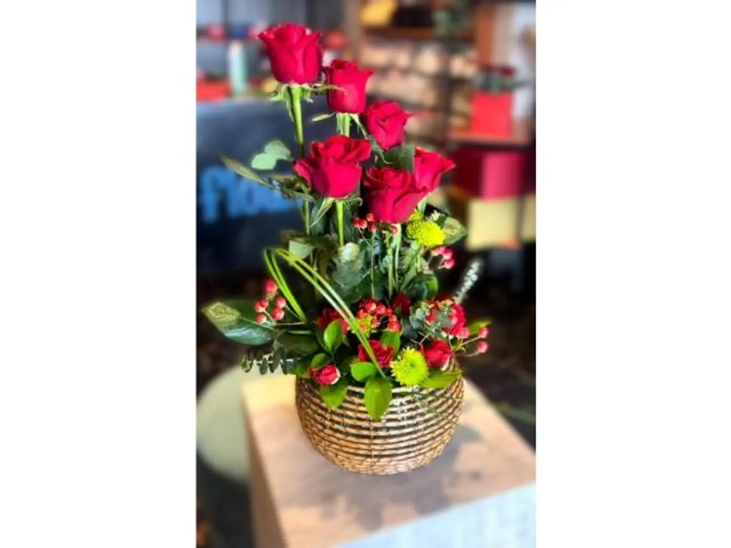 باقة الرونق الأحمر