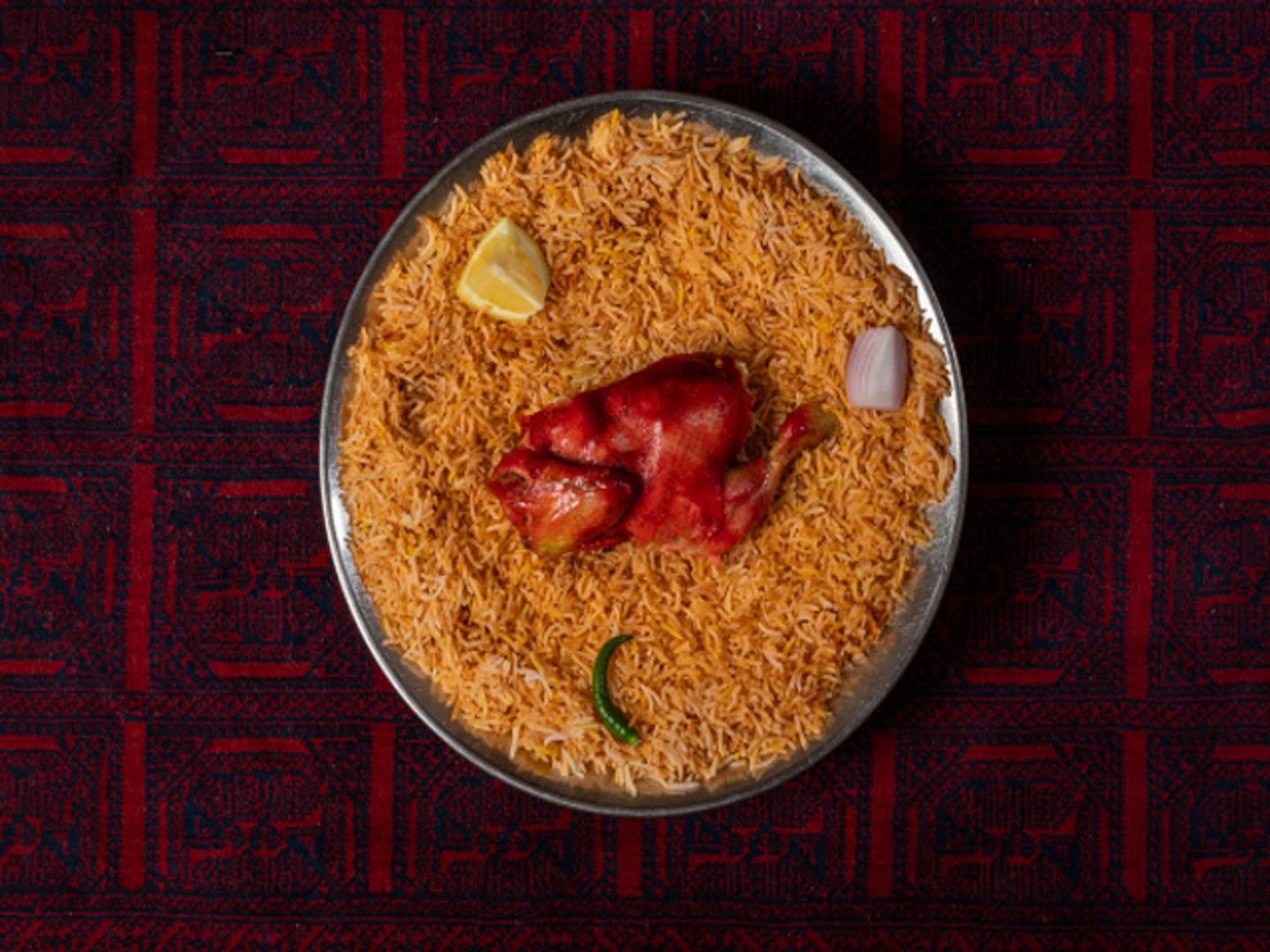 مندي دجاج - نصف دجاجة