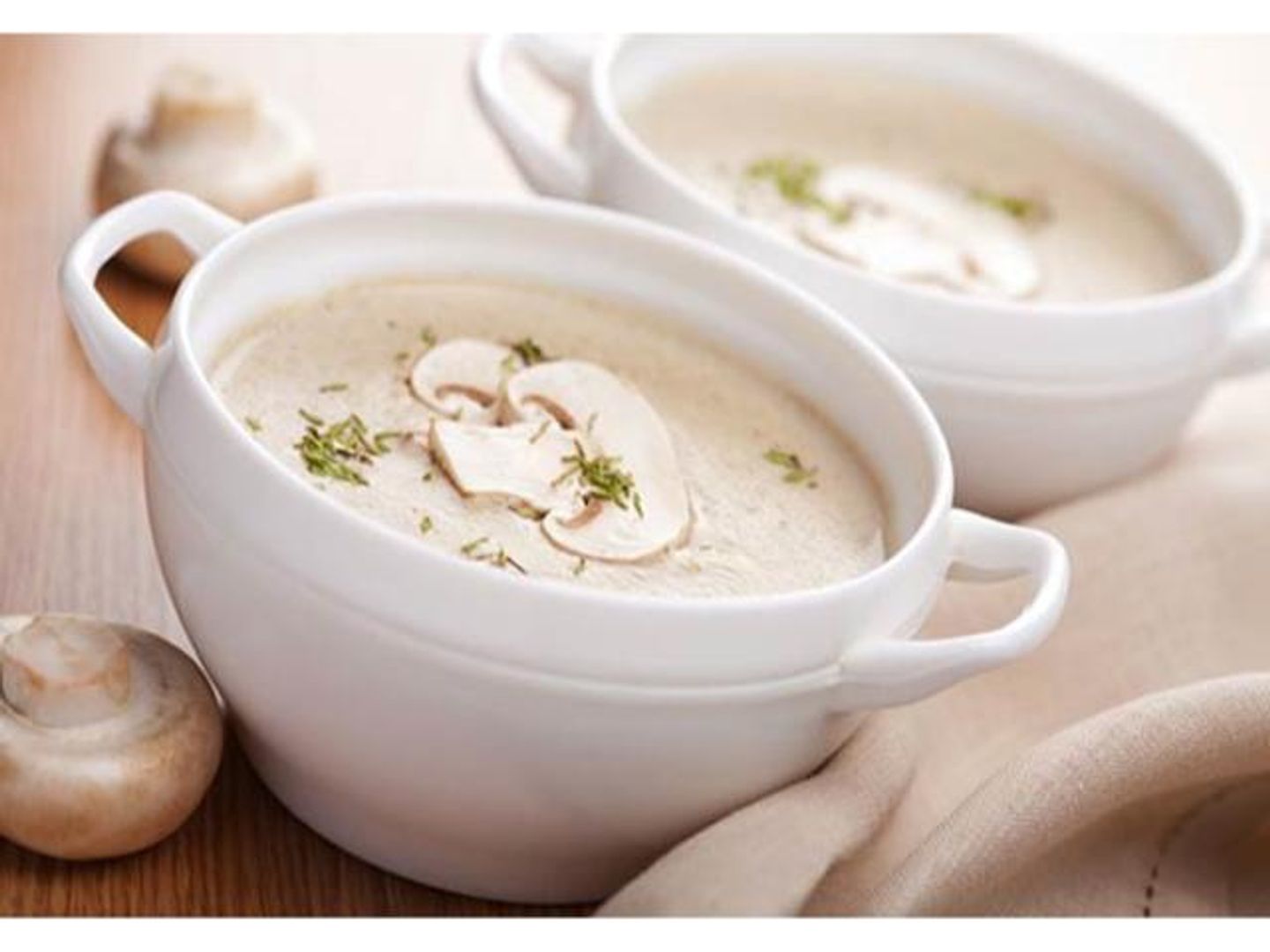 شوربة كريمة الفطر