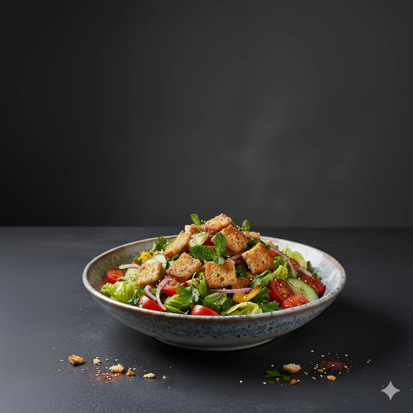 صحن سلطة فتوش