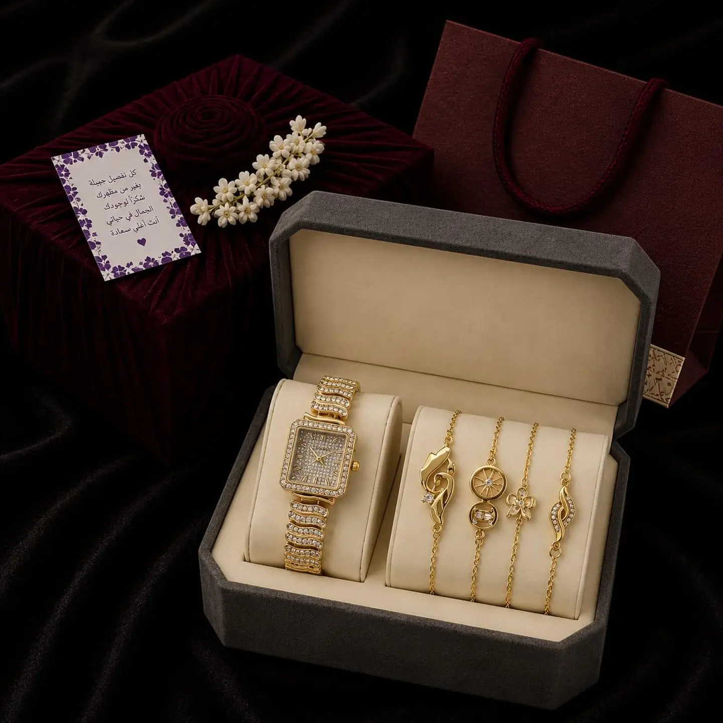 Women's Watch With A Bouquet Of Roses 17