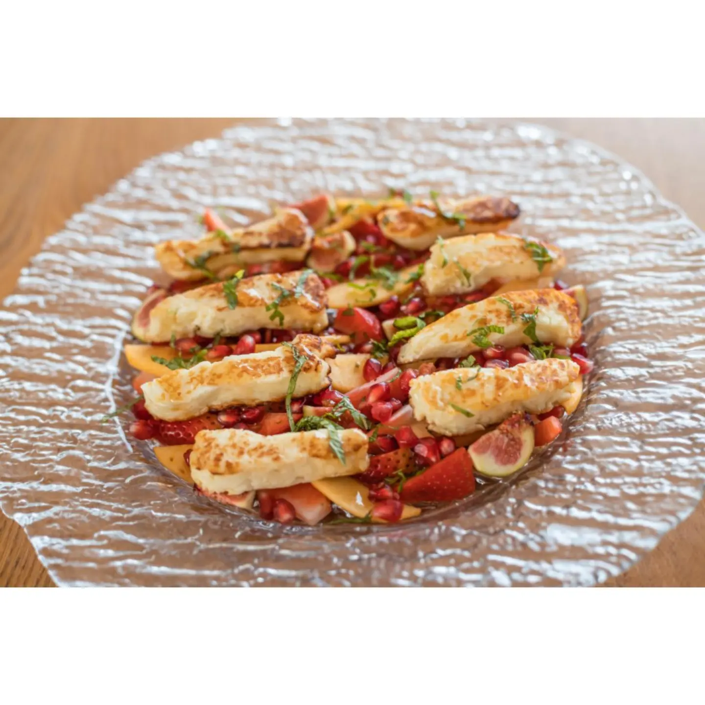 Berry Peachy Halloumi