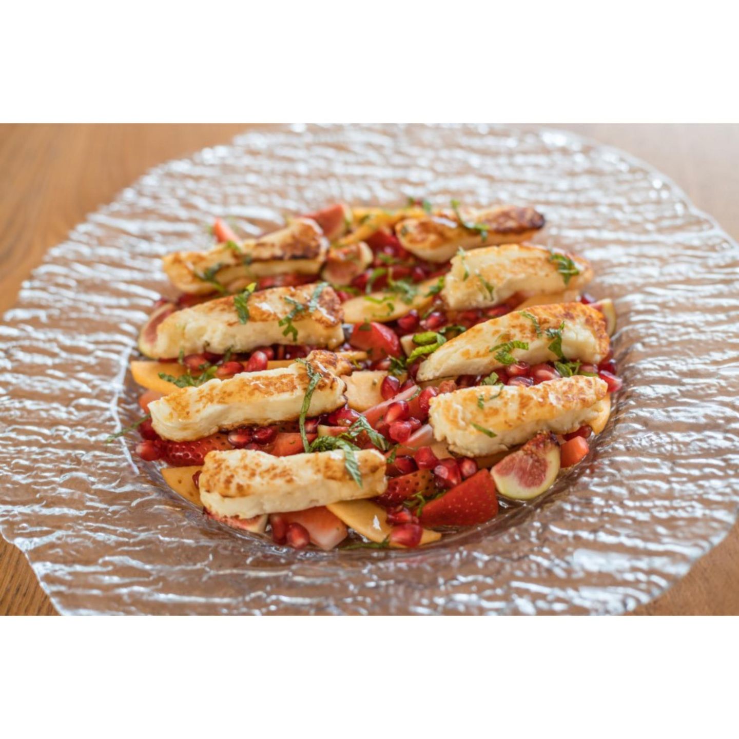 Berry Peachy Halloumi