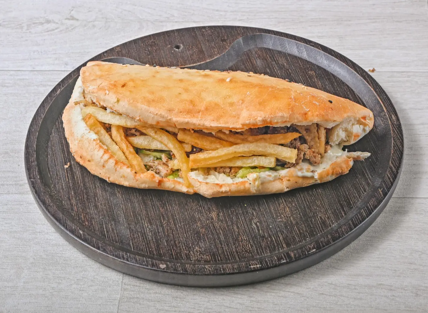 شاورما خبز عراقي