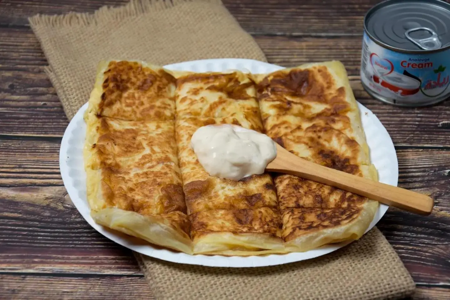 مطبق حلو قشطة دبل