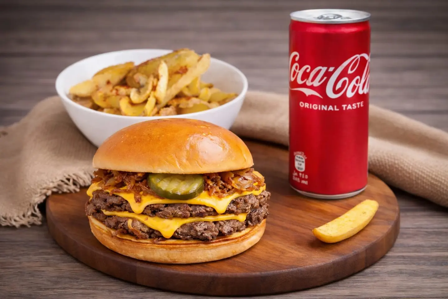 Beef Burger Combo