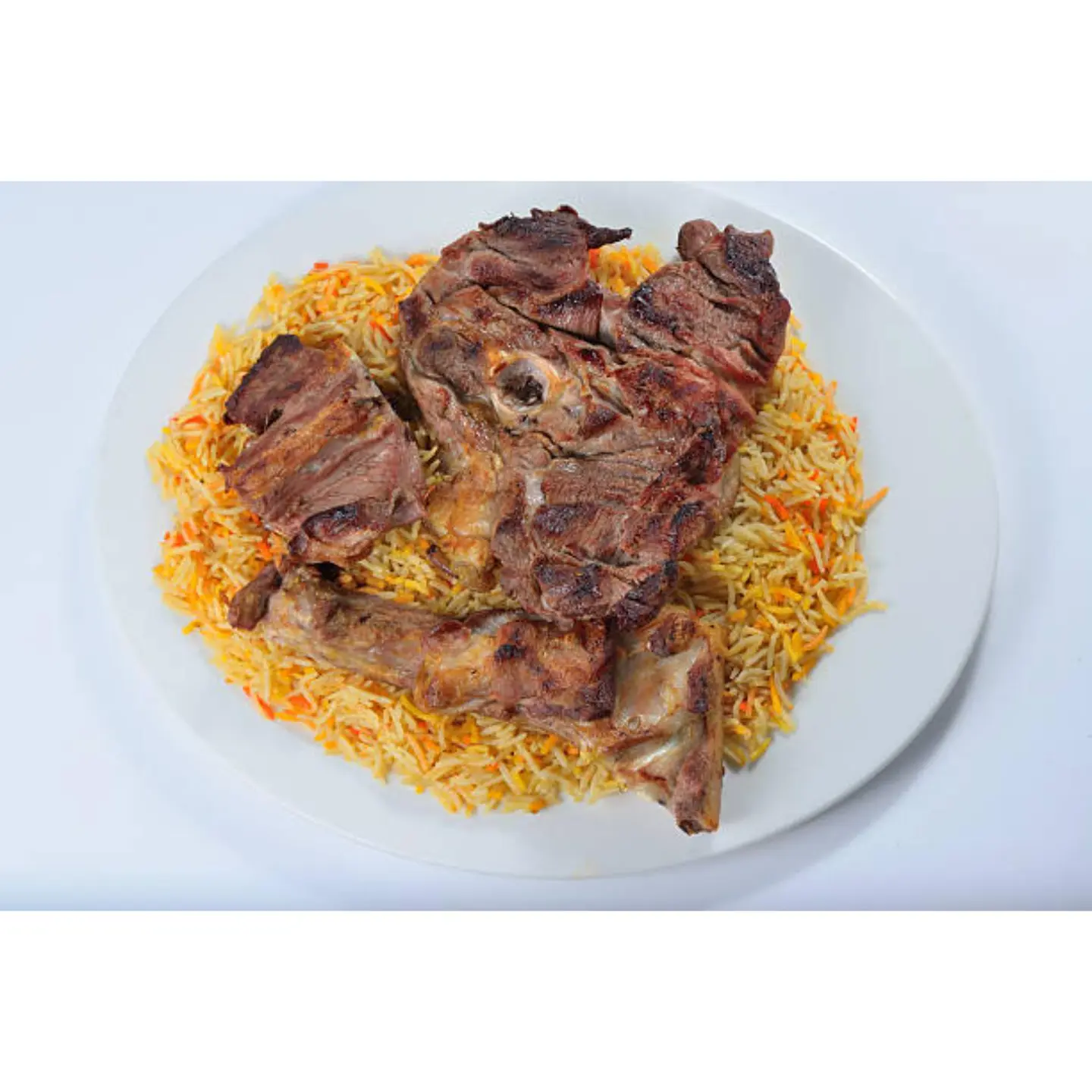 ربع تيس مثلوثة حنيذ