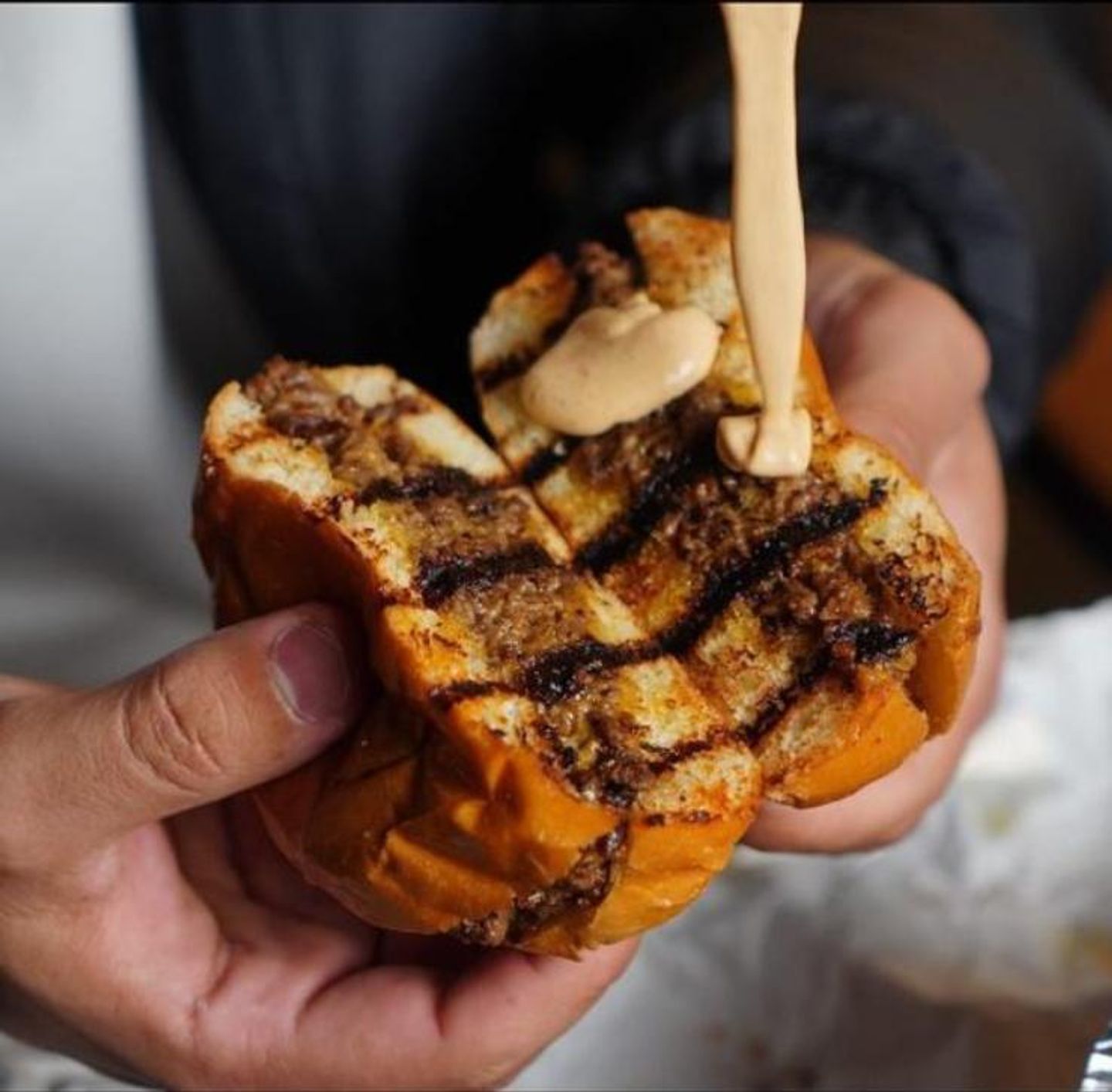 Single Grilled Meat Burger