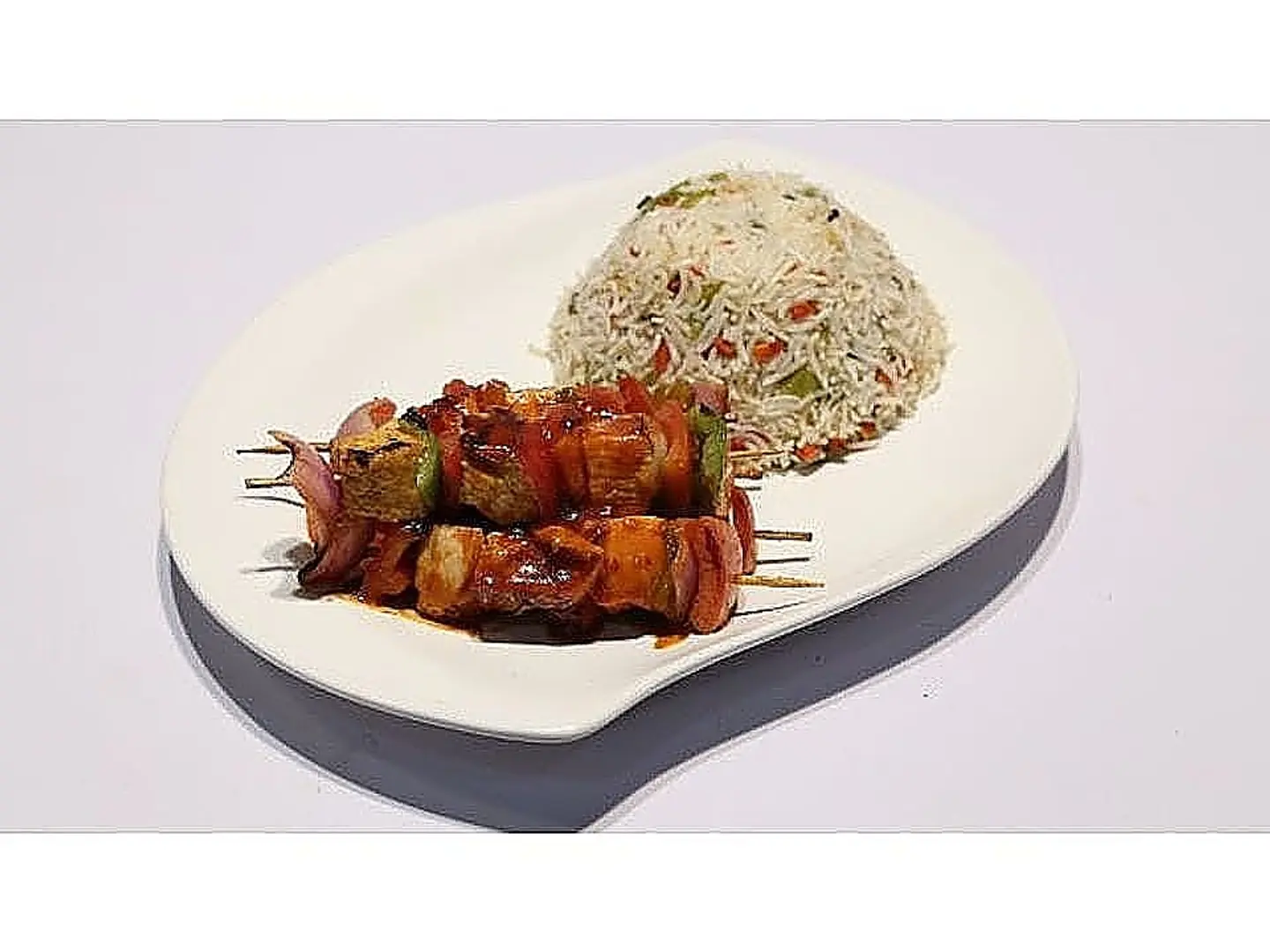 Chicken Shashlik Rice