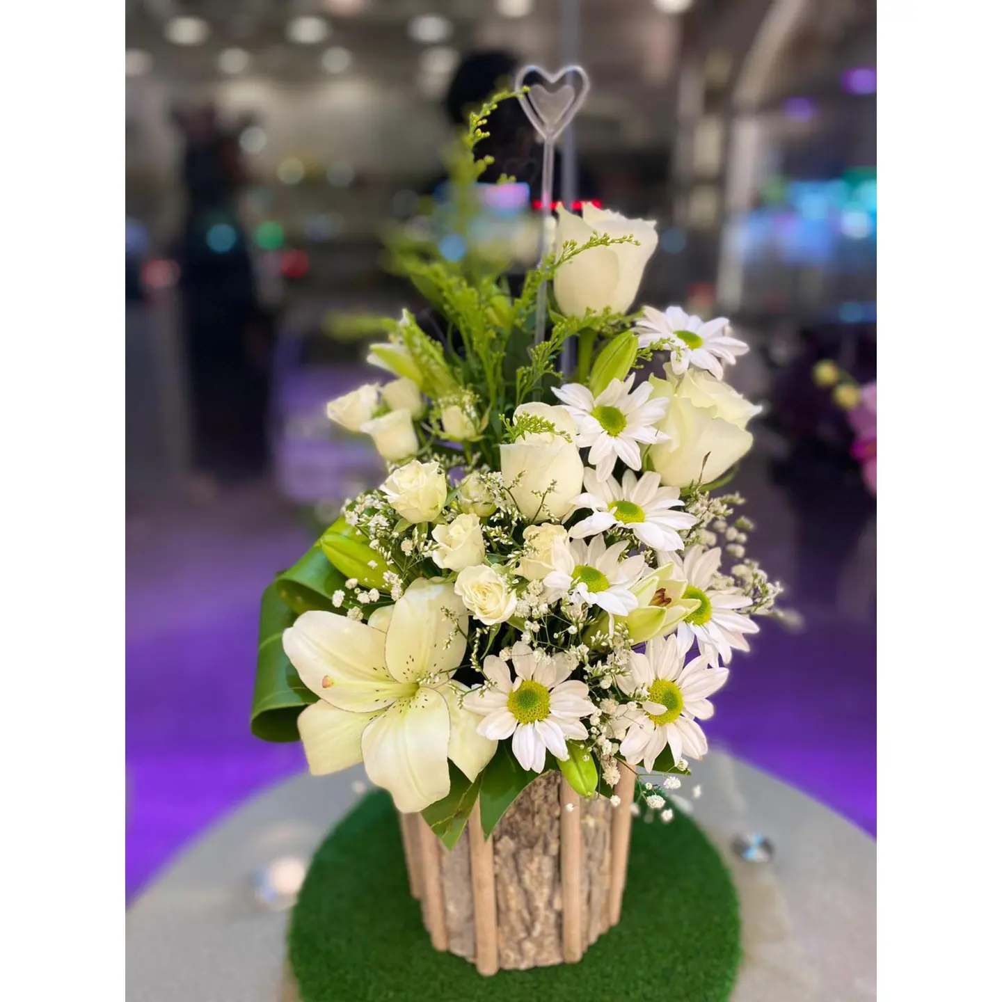 فازة جذع خشب 3