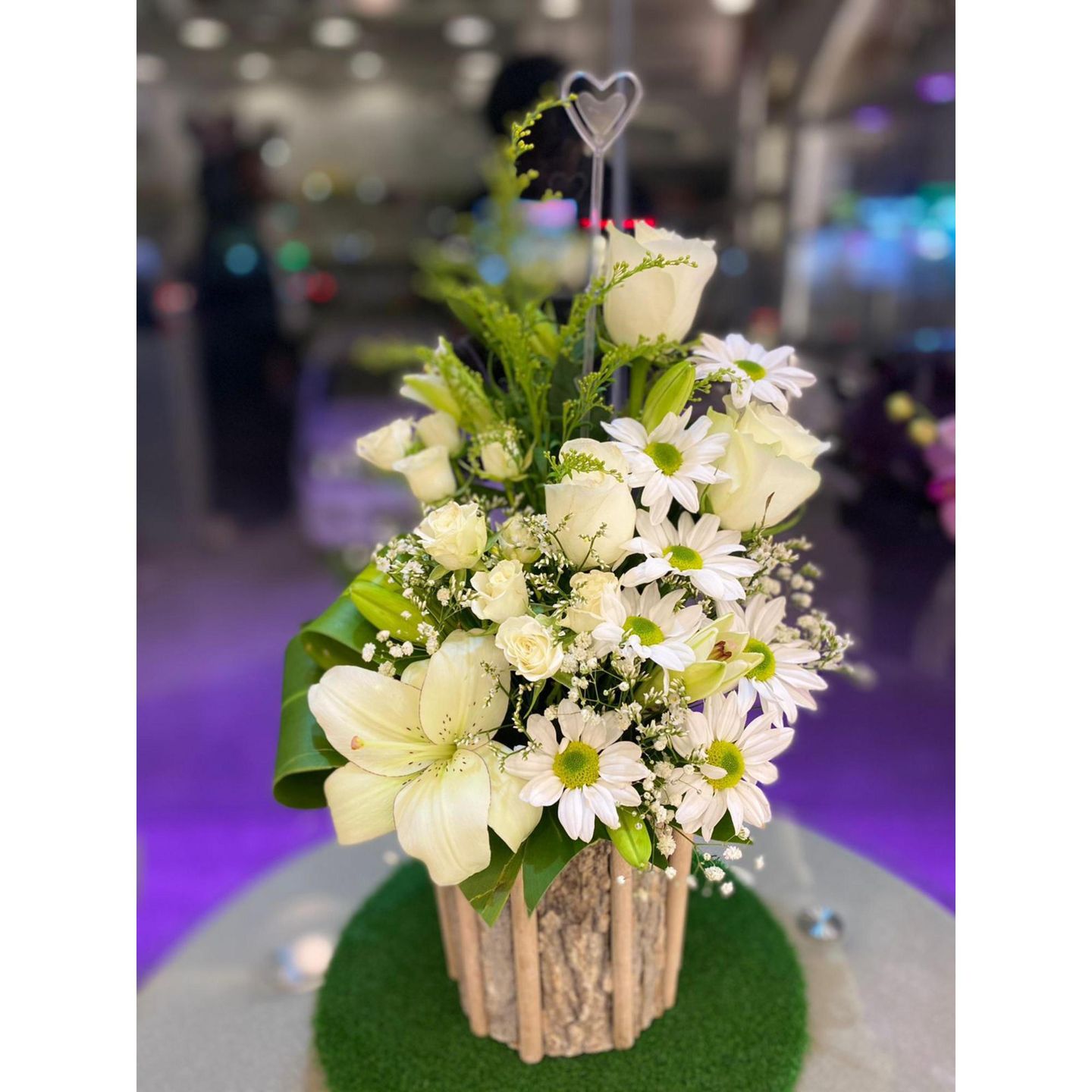 فازة جذع خشب 3