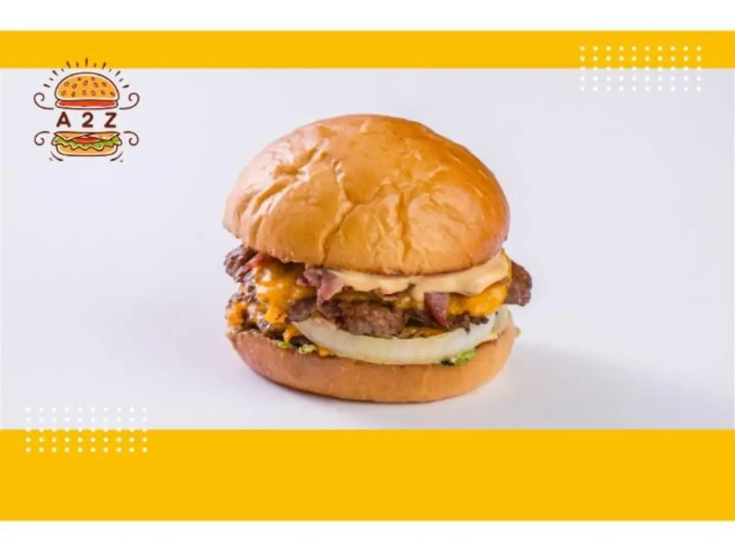 A 2 Z Signature Beef Burger