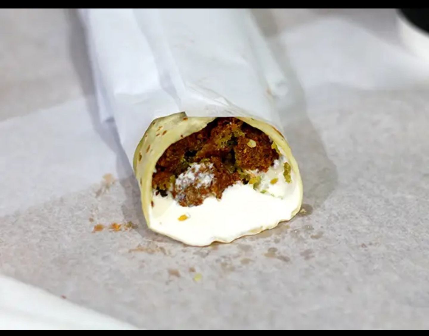 Chapati Falafel Labneh