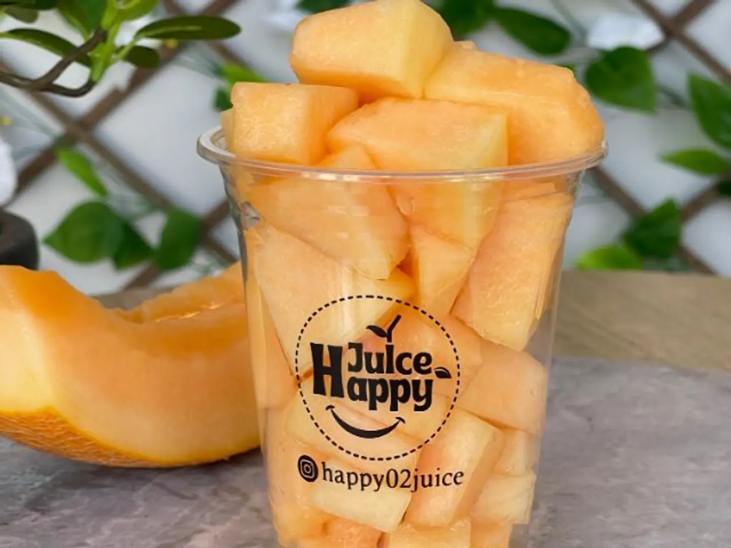 A Cup Of Cantaloupe