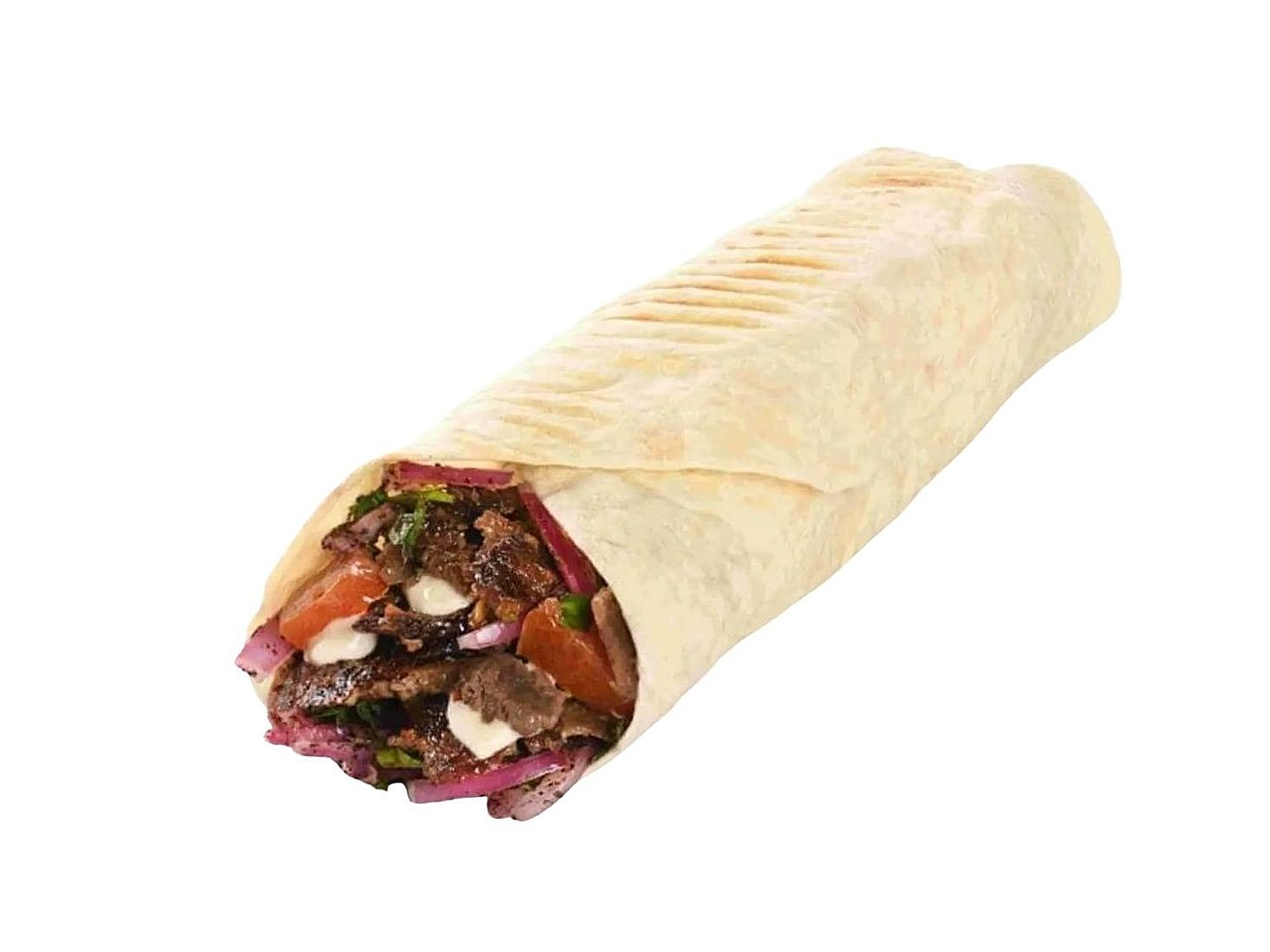 شاورما لحم بقري كبيرة