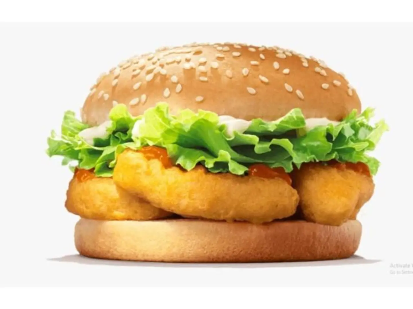 Chicken Nugget Burger