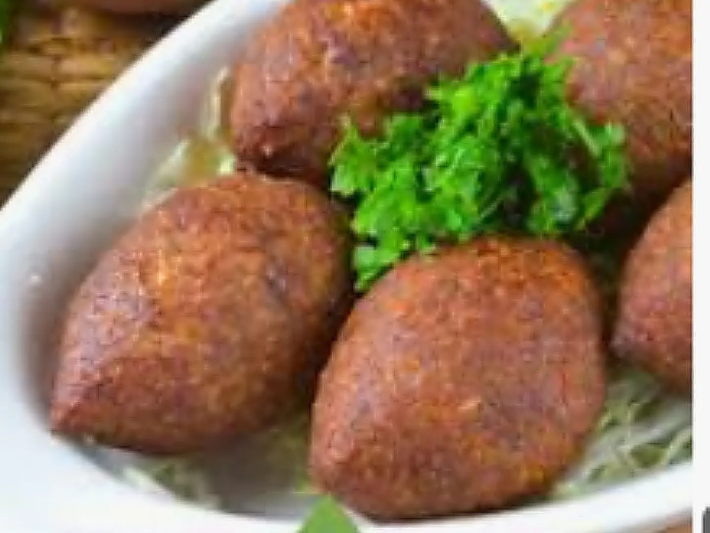 كبه مقليه بالدجاج عدد 4 حبات