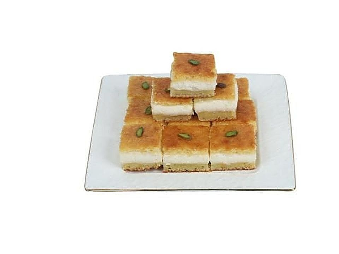 Large Basbousa With Cream