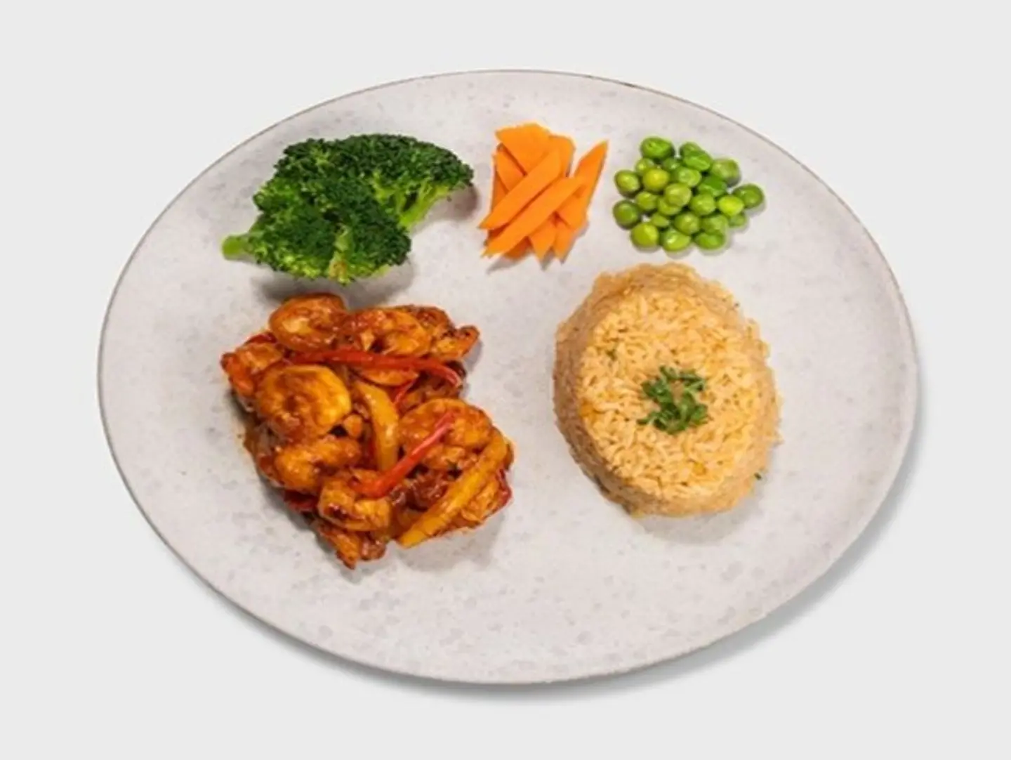 Mexican Shrimps Served With Vegs(Spicy)