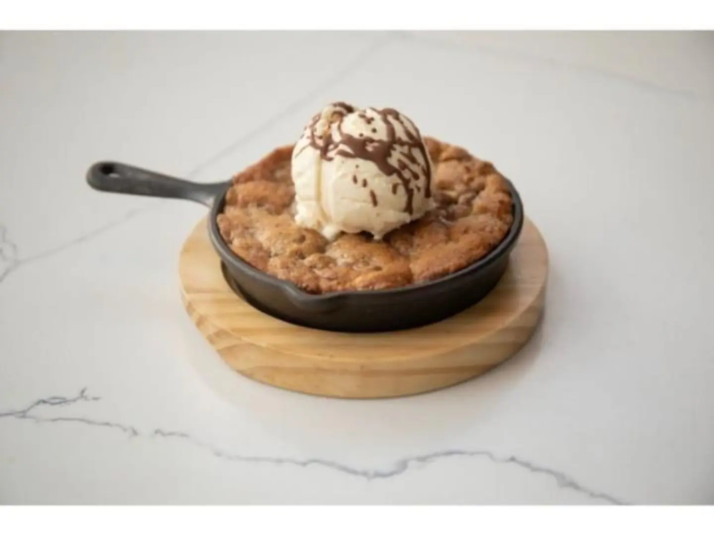 Skillet Cookie With Ice Cream