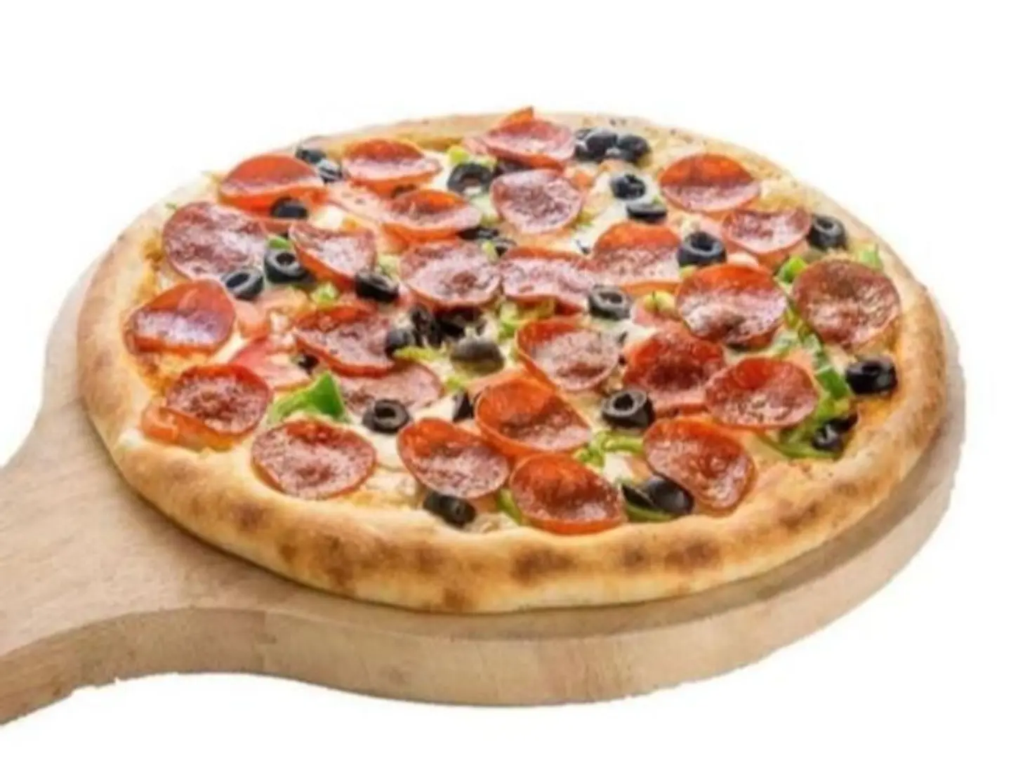 Pepperoni Pizza With Vegetables