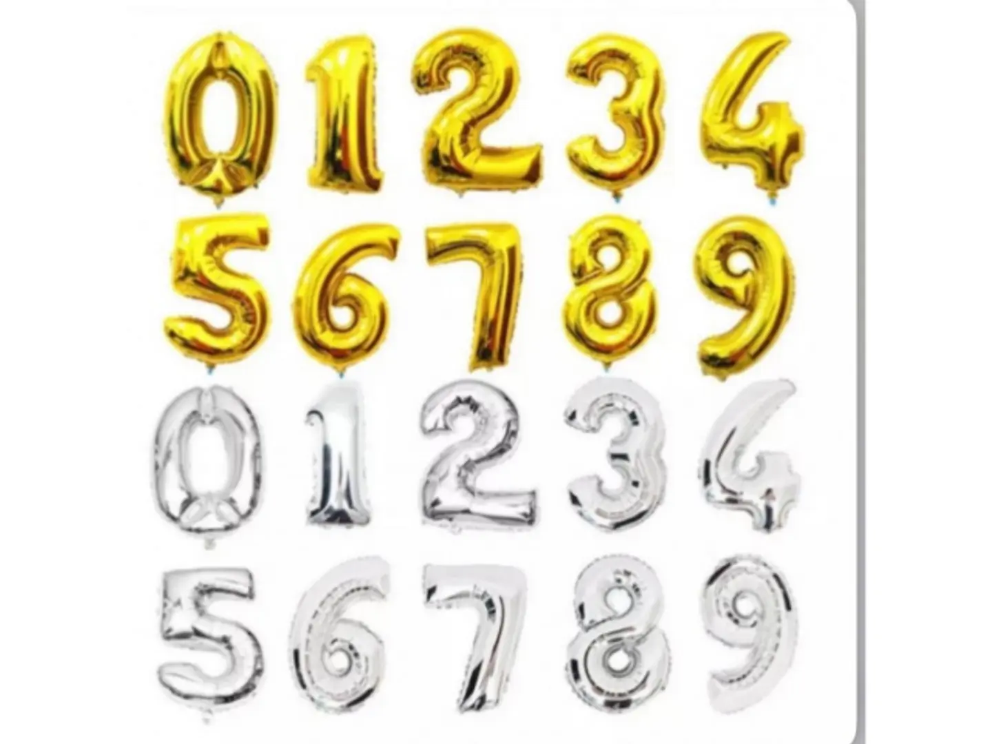 Number Helium Balloon