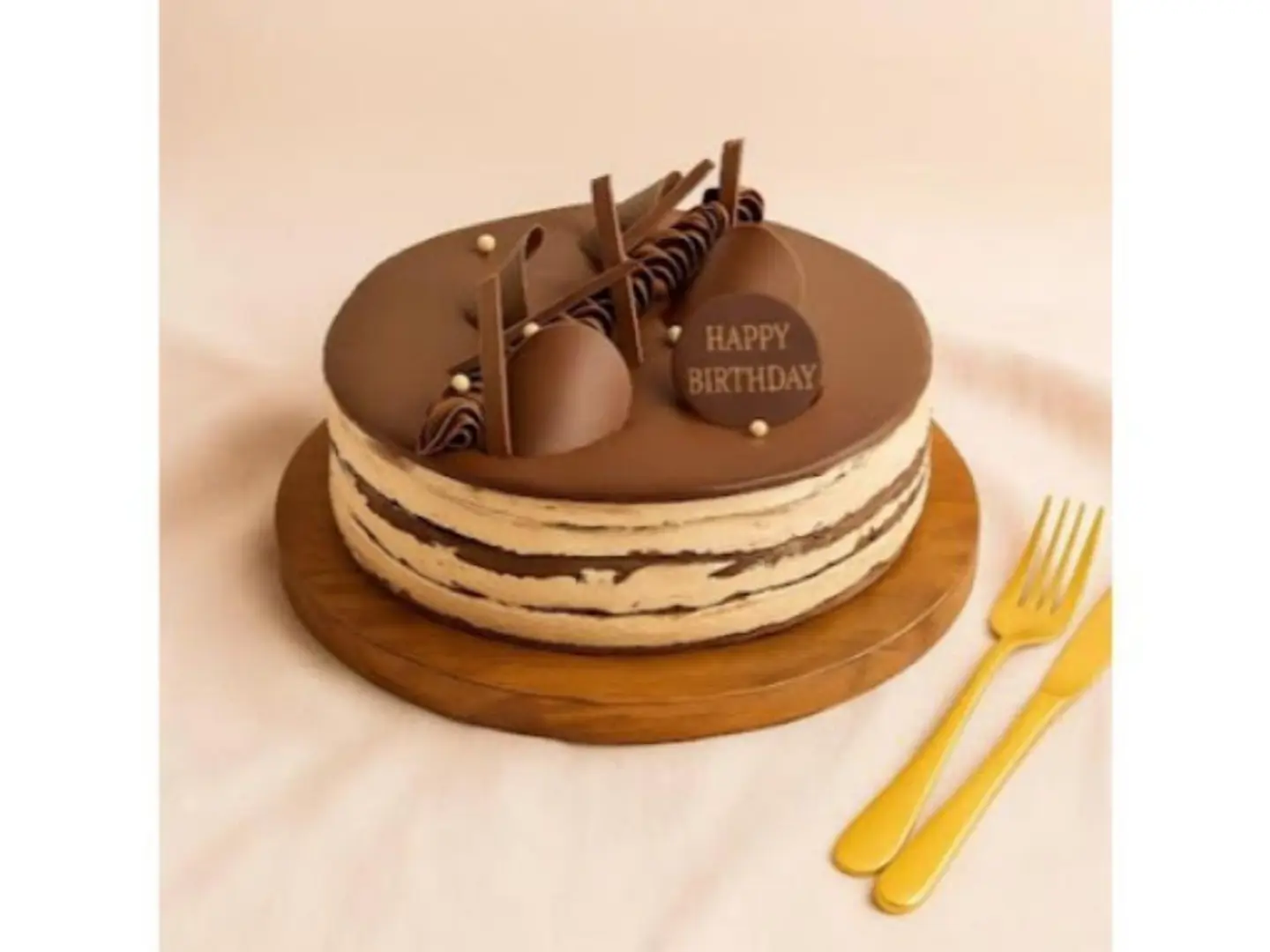 كعكة الشوكولاتة والقهوة لعيد الميلاد