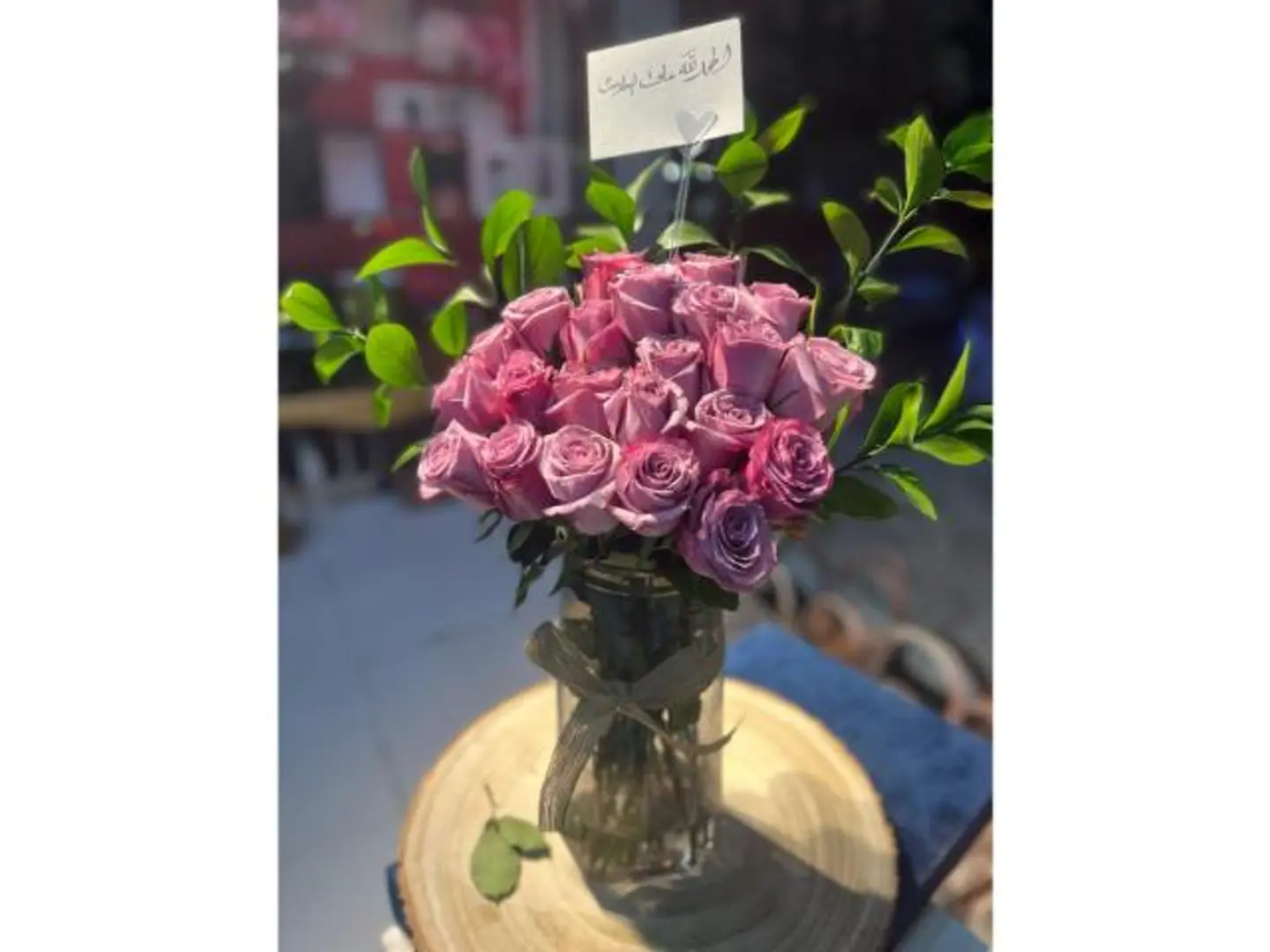 Vase With Roses