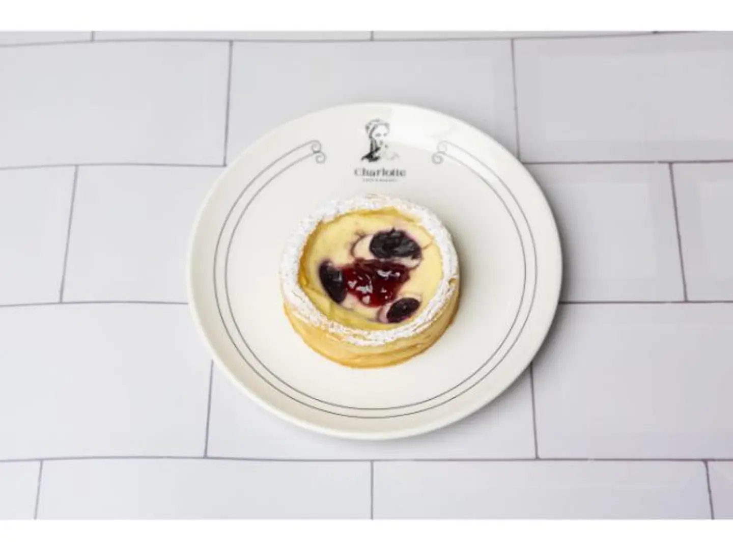 Cream And Cherry Danish