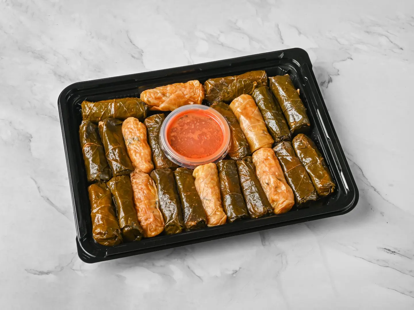 ورق عنب مع ملفوف صغير