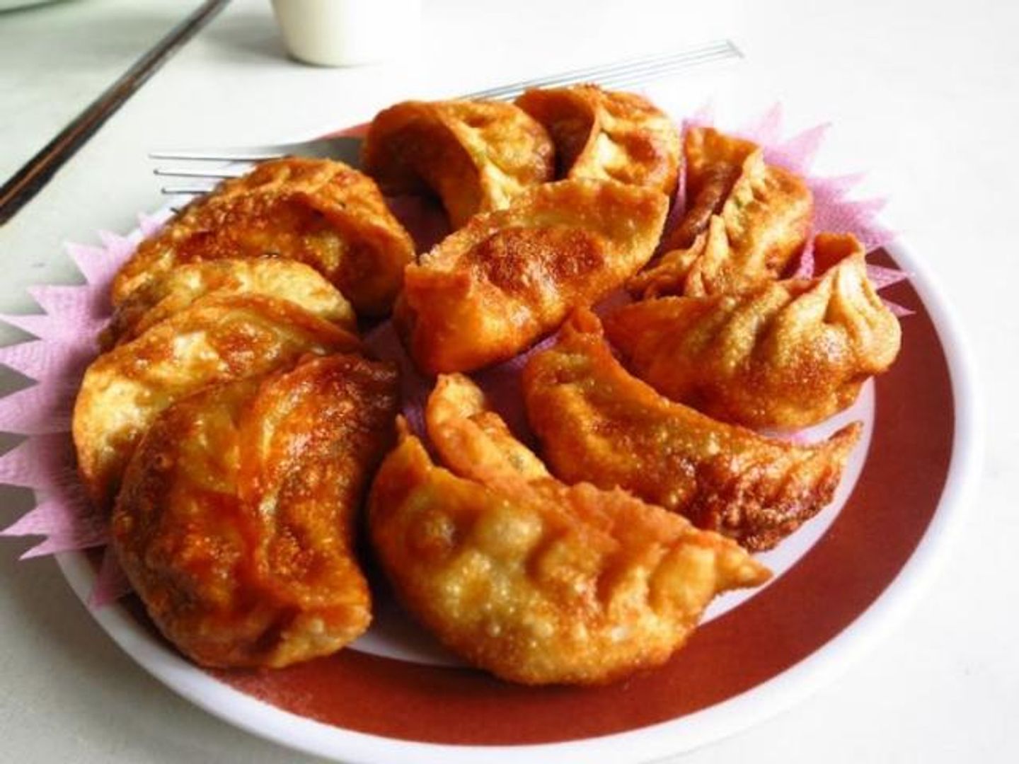 Chicken Momos Fried