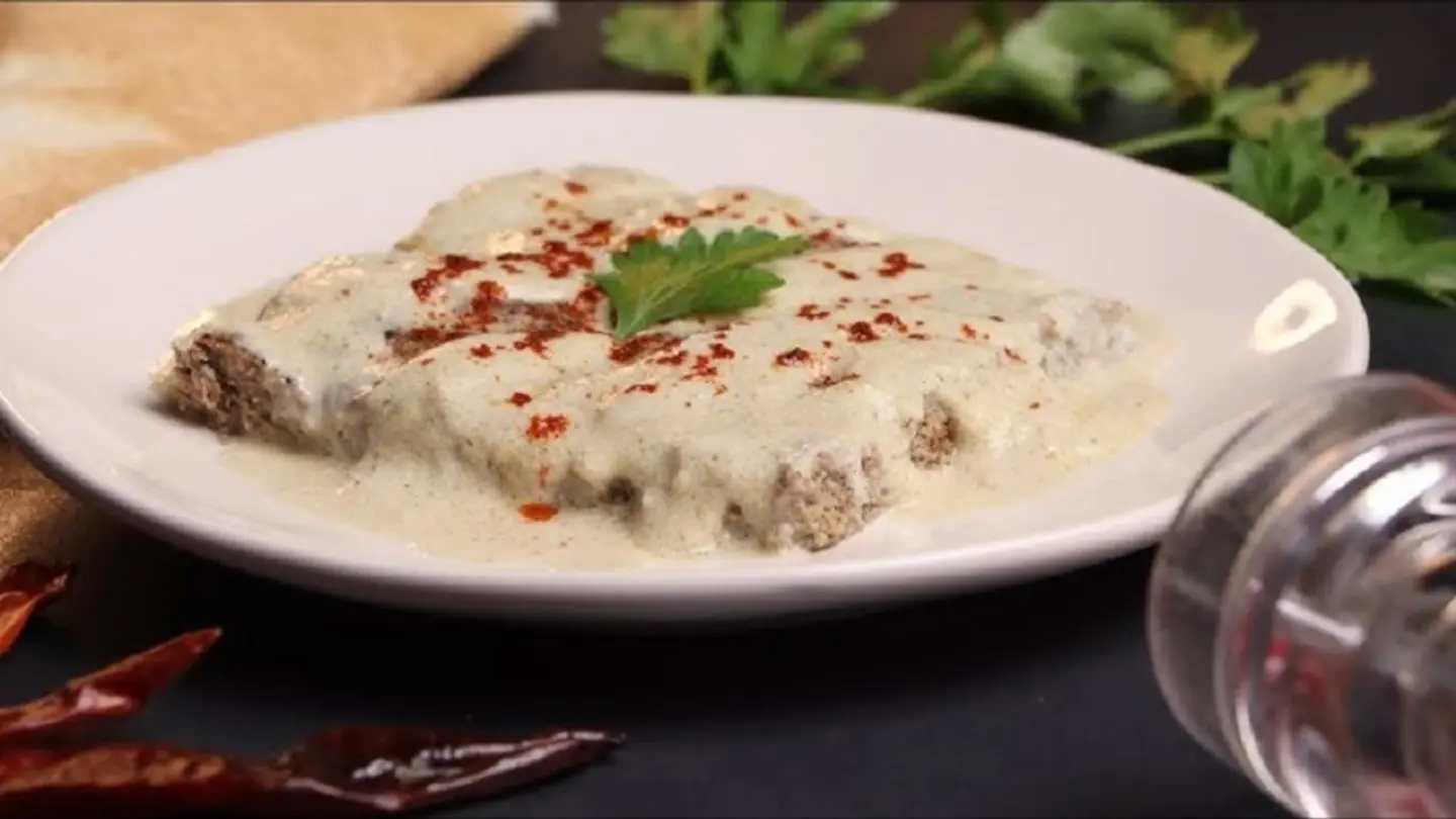Meat Slices With Tahini