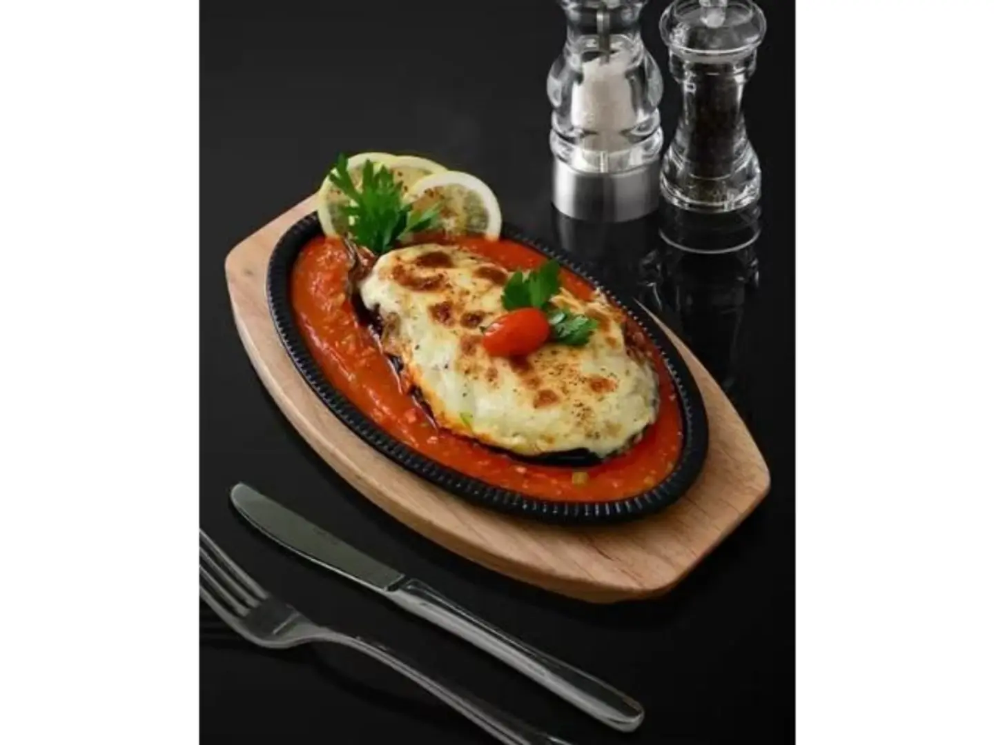 Eggplant Gratin With Meat And Cheese