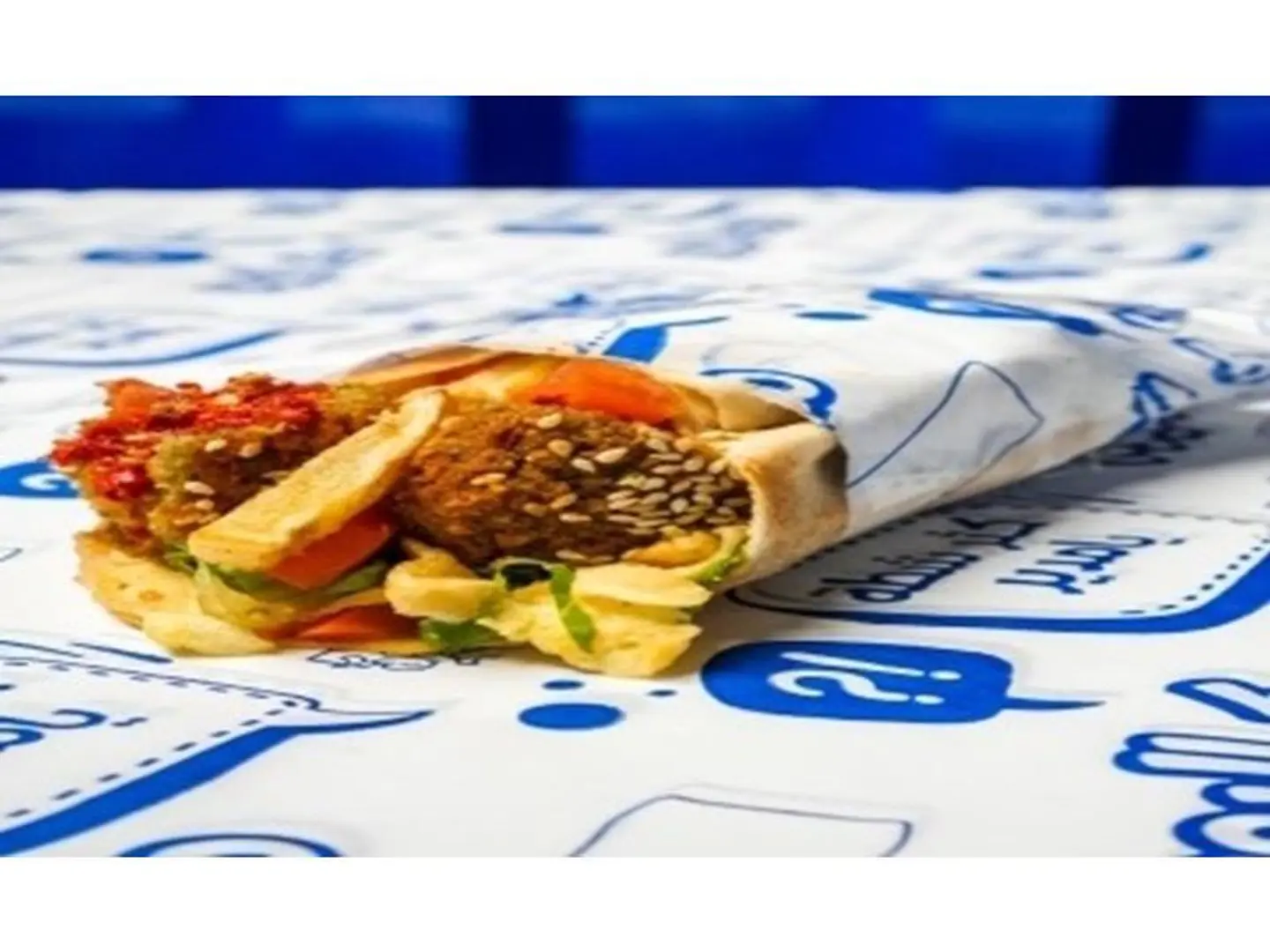 Falafel With Cheese Sandwich