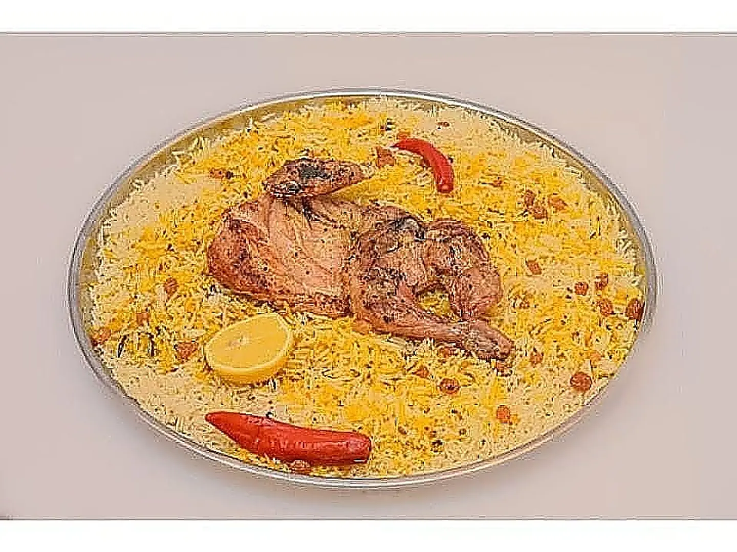 نصف حبة مظبي أرز