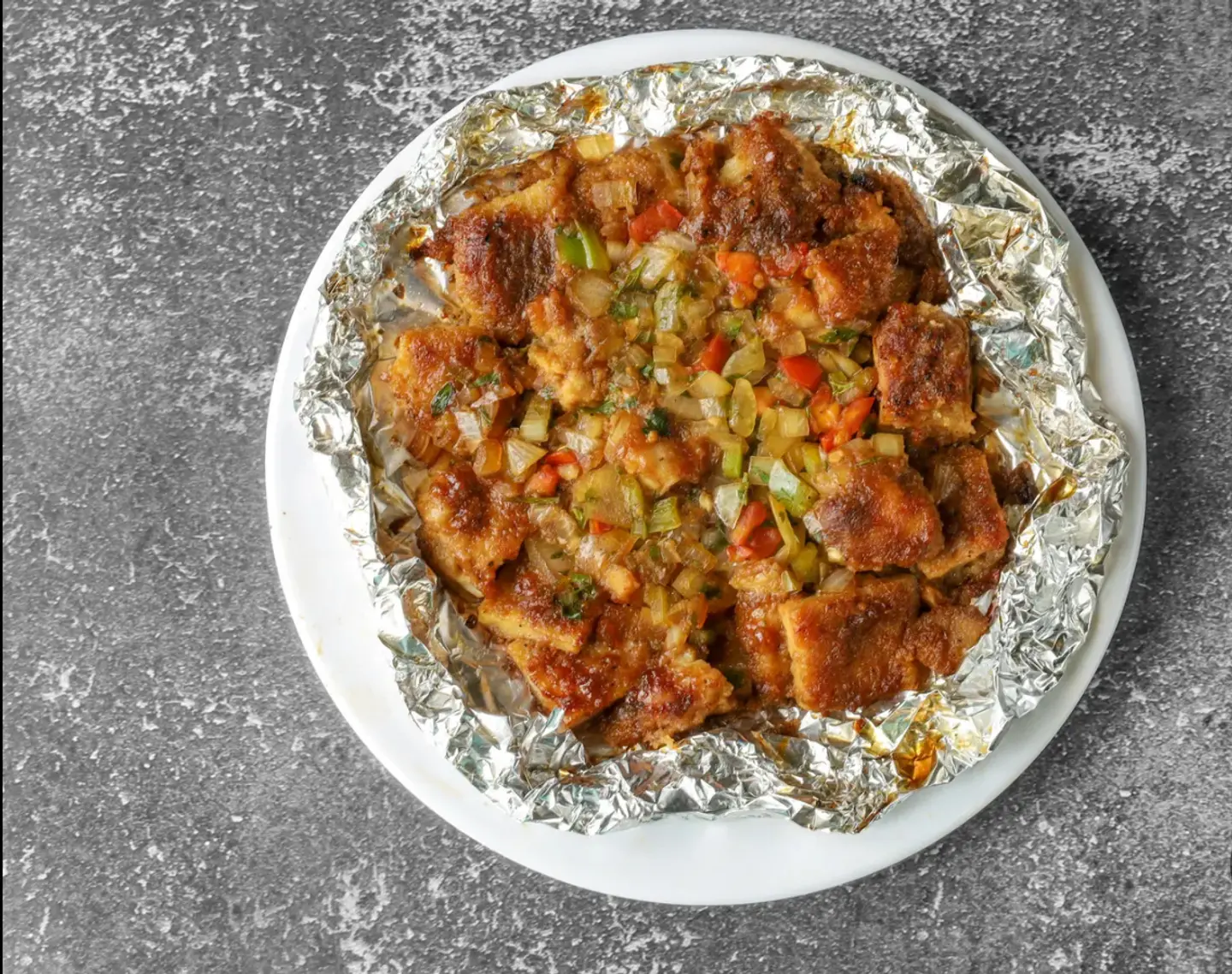 مدفون لحم عادي