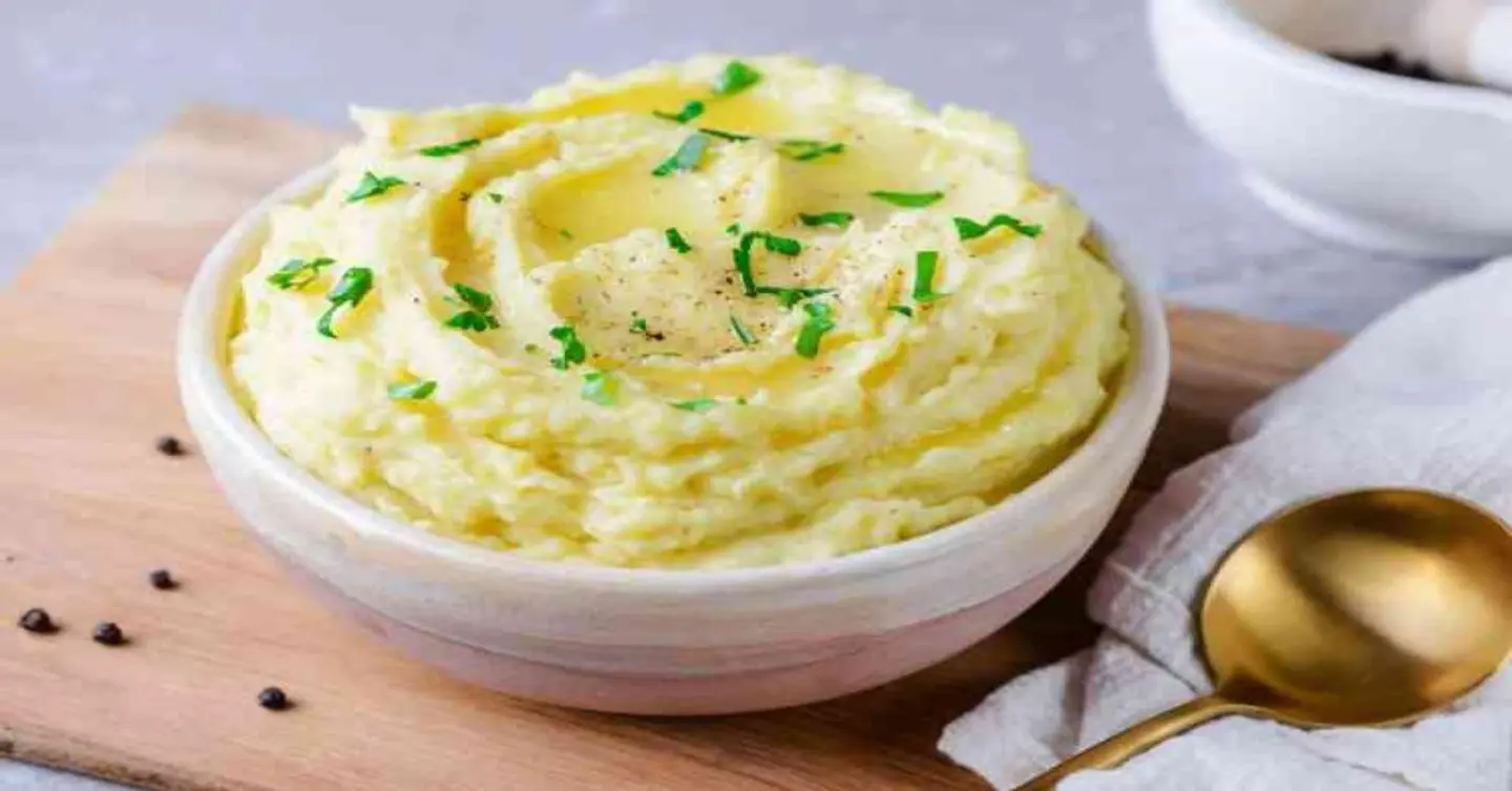 طبق بطاطس مهروسة