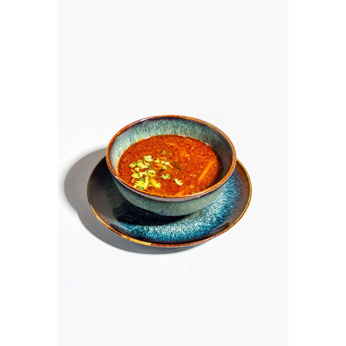 Red Tom Yum Goong With Shrimp