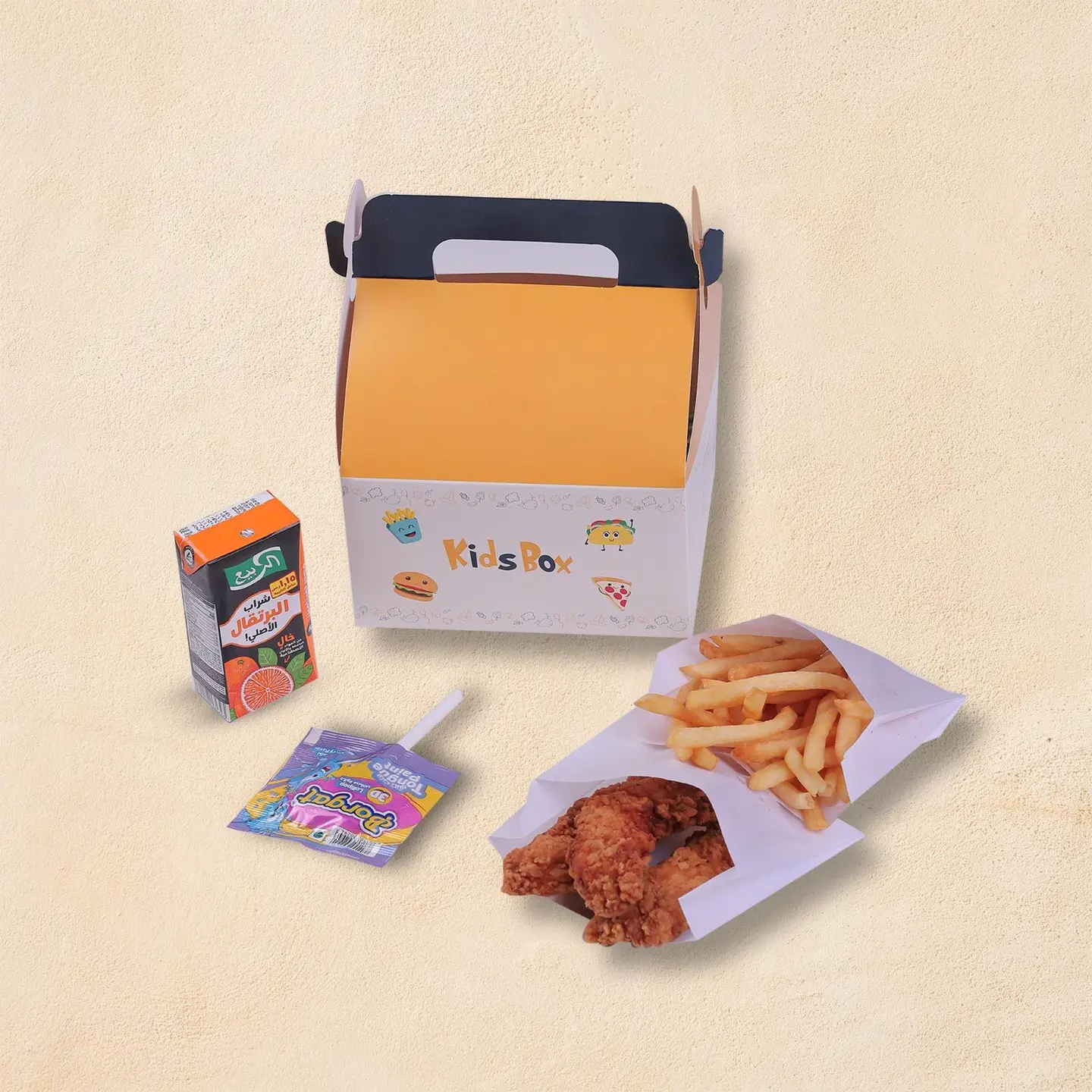 وجبه طفل دجاج ستربس