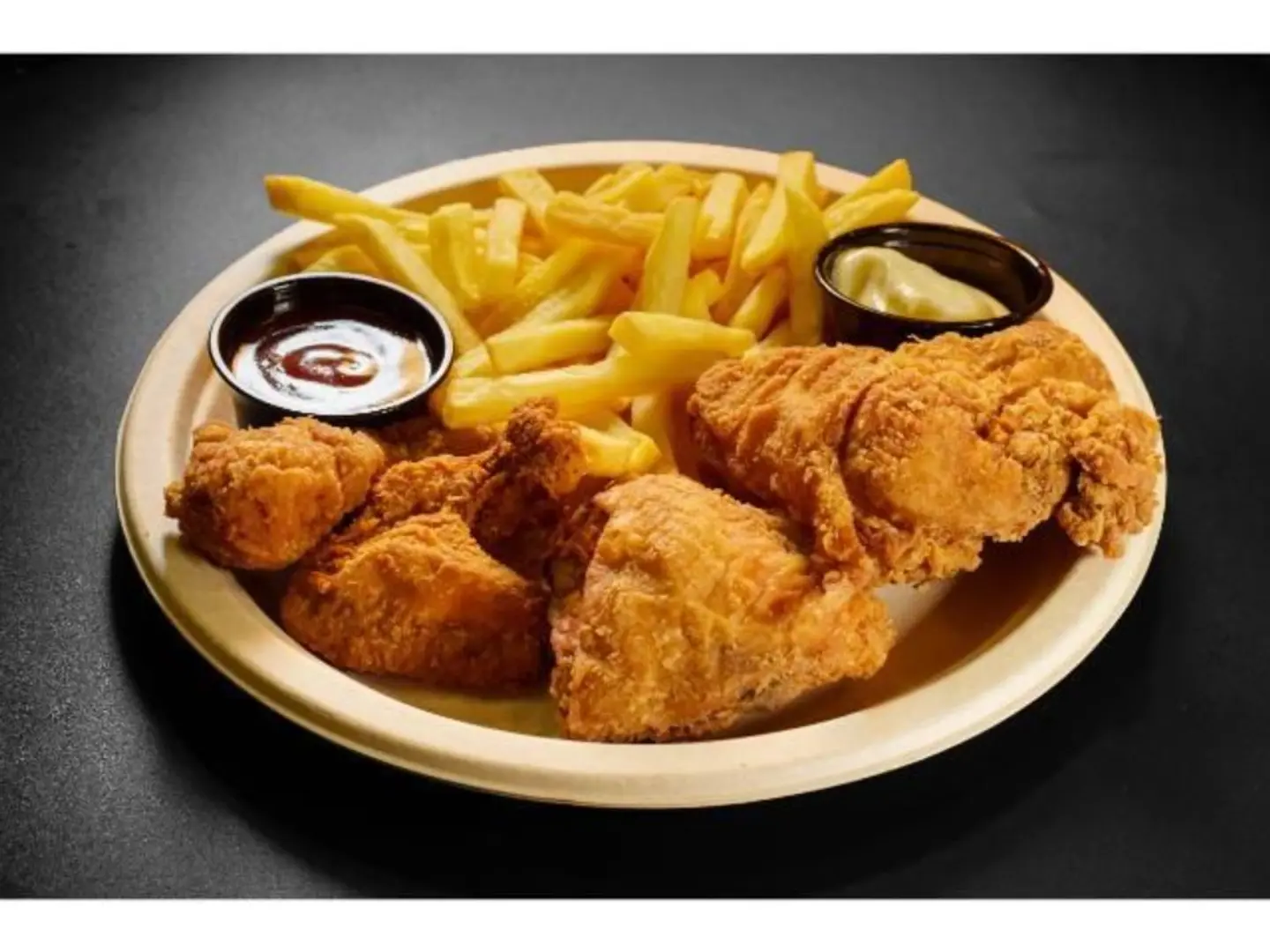 Regular Broasted Chicken For One Person