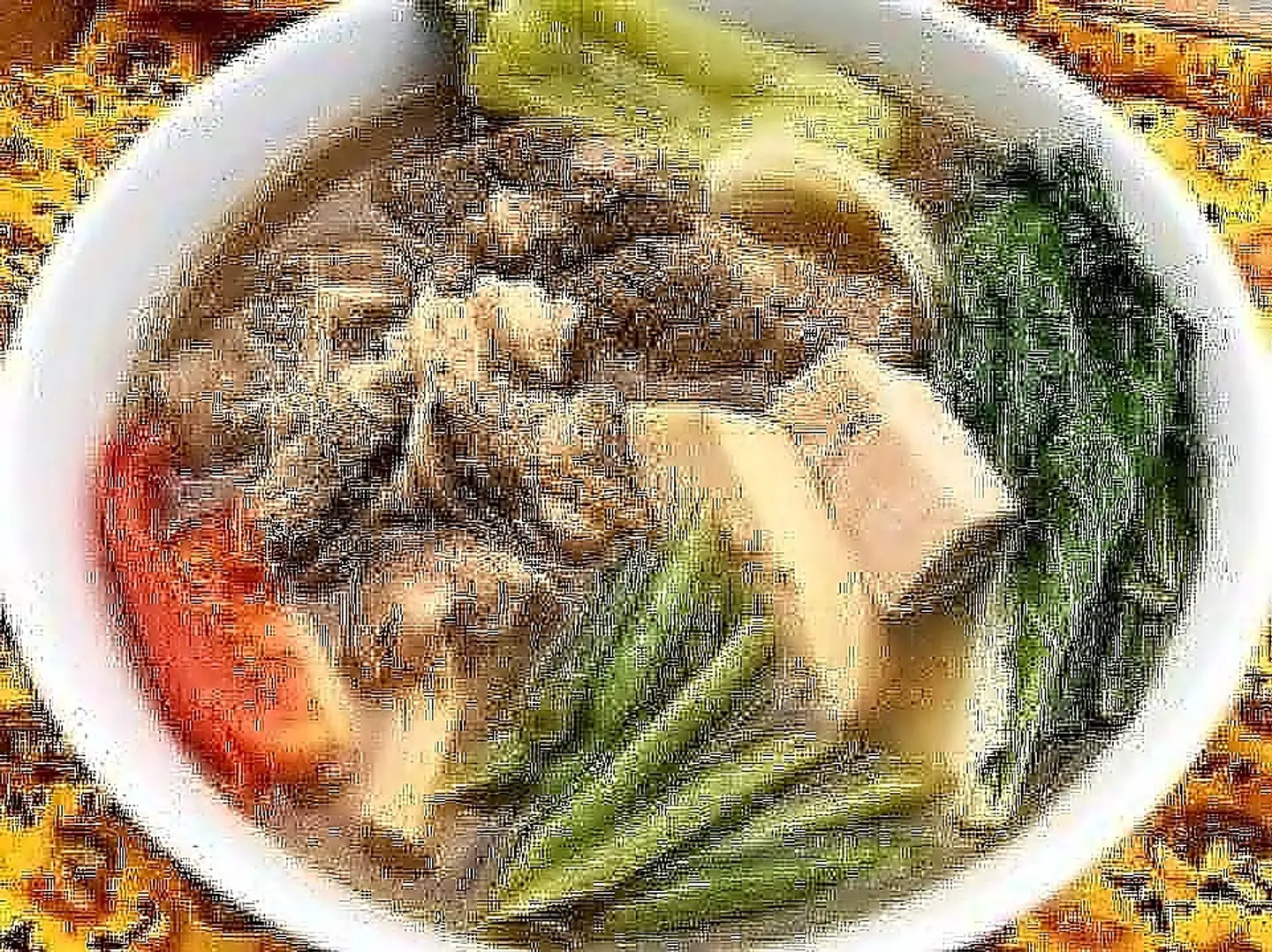 لحم باكا مع الشوربة