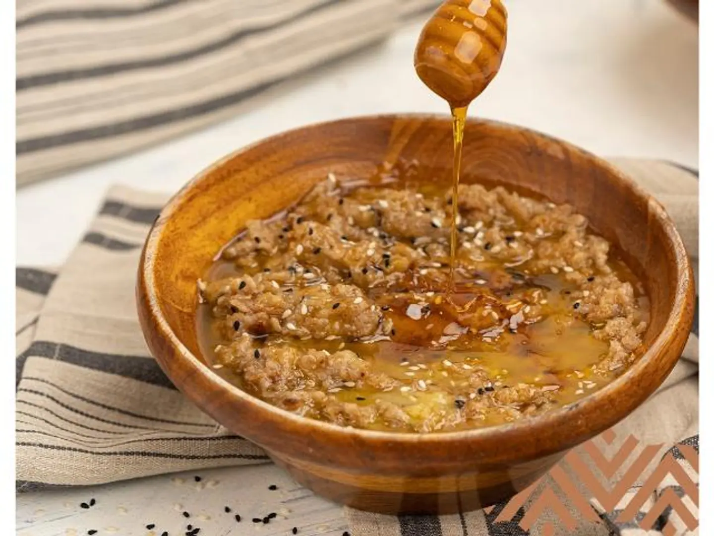Dates Ghee And Honey Fata