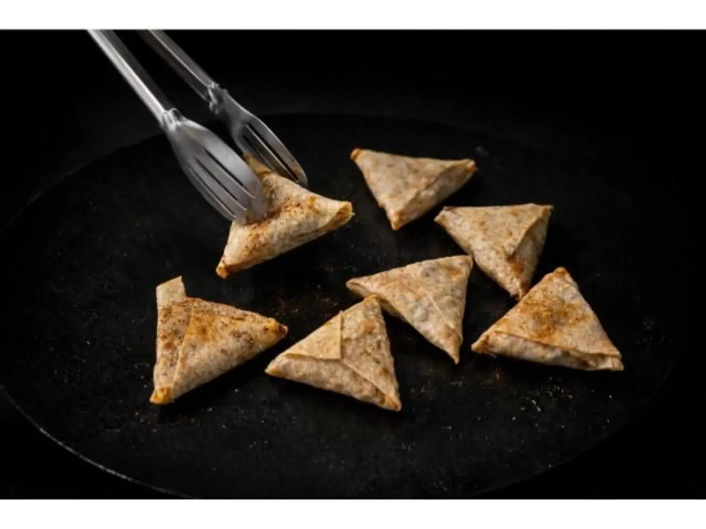 Pan Grilled Chicken Samosas