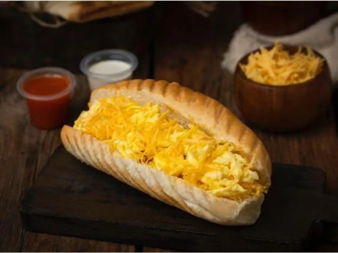 Egg With Cheddar Sandwich