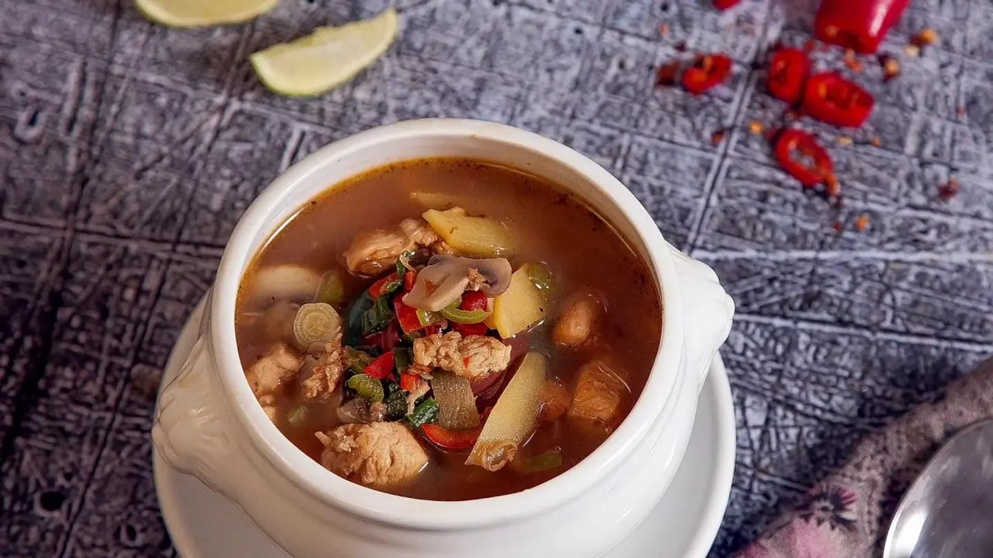 Tom Yum Chicken Soup