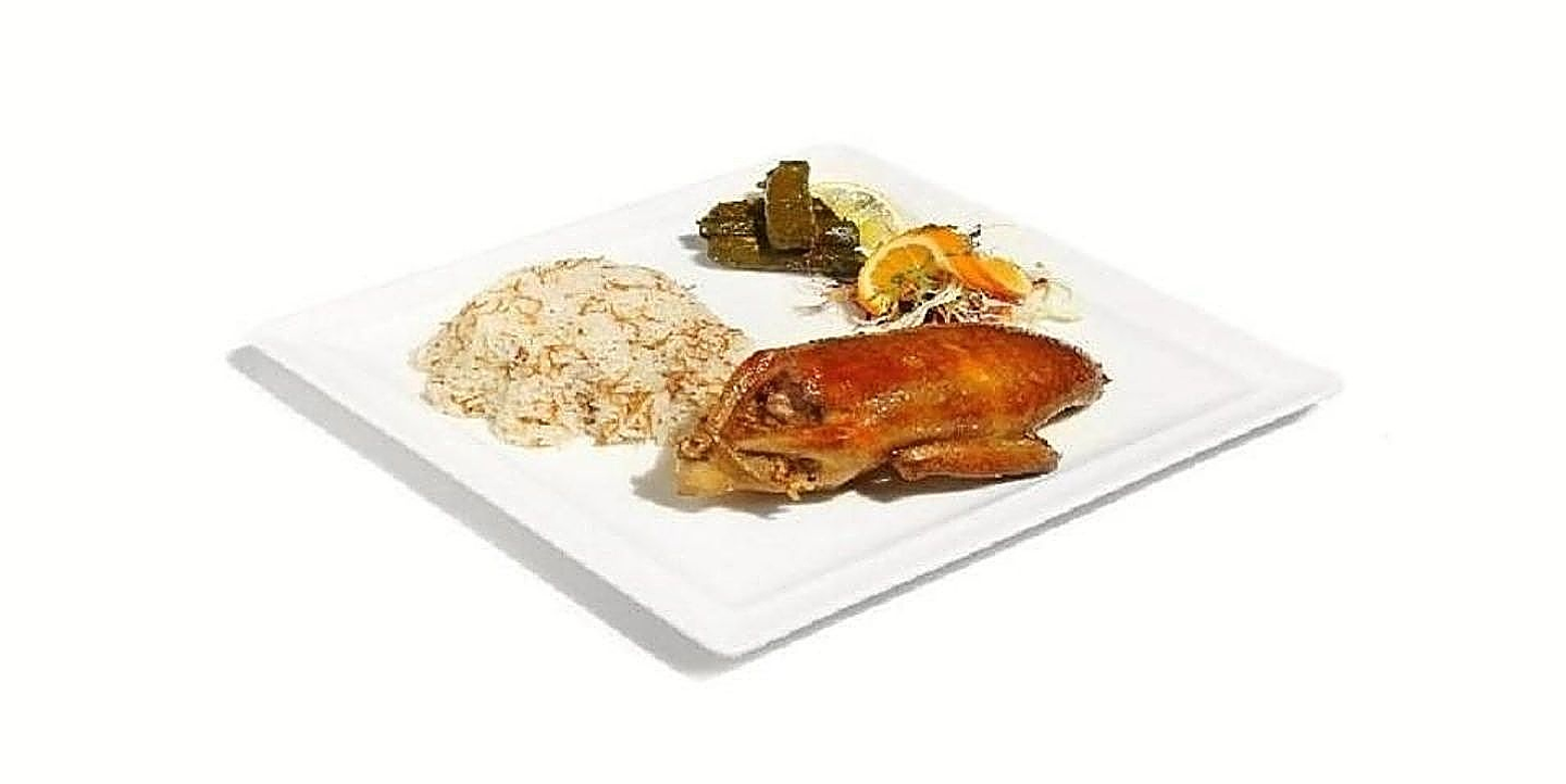 وجبة حمام محشي رز