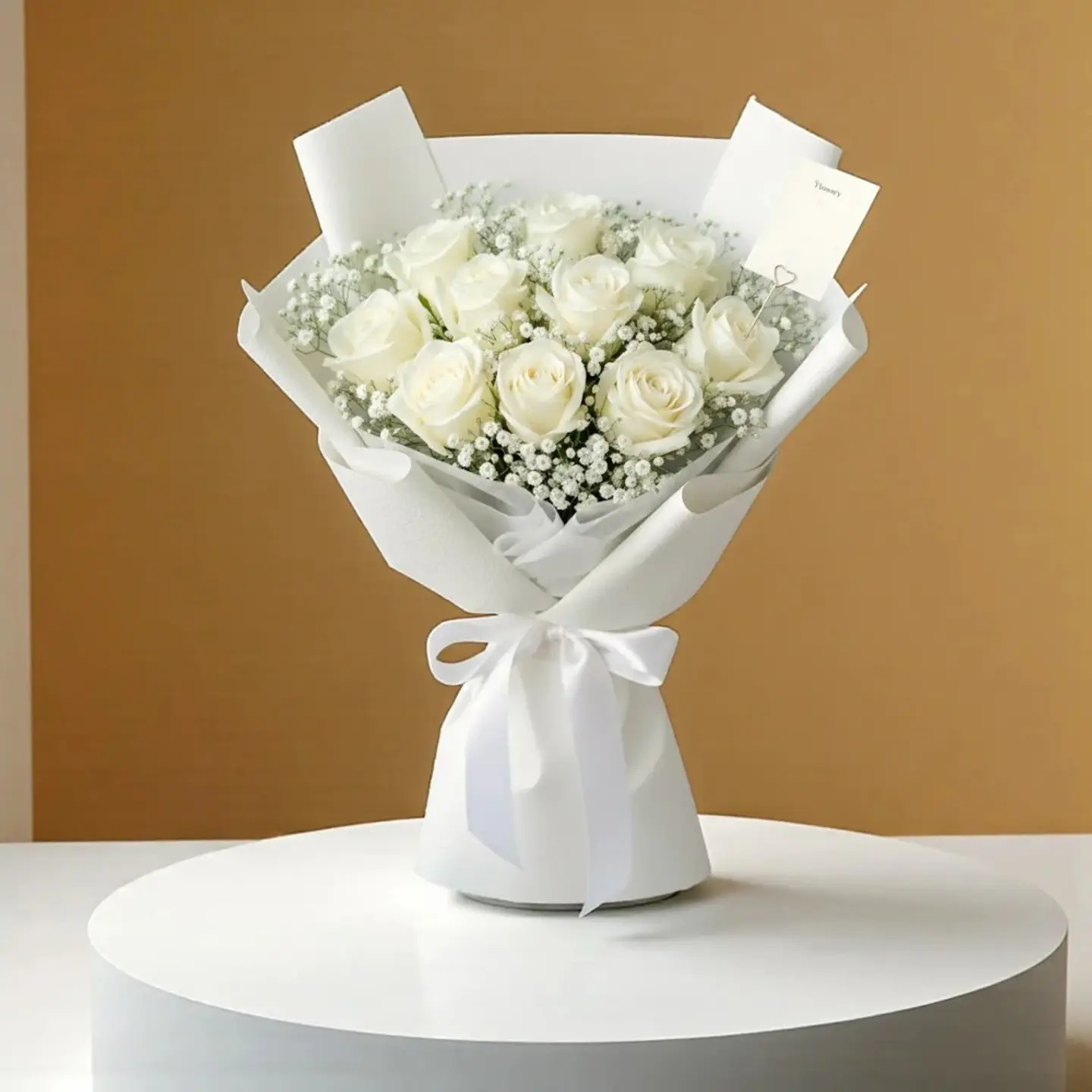 White Rose Bouquet M10